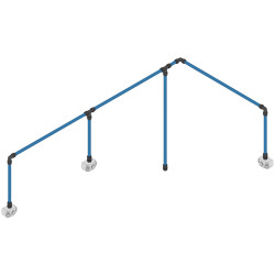 Sealey CASKIT328 John Guest&#xAE; 18m 3-Drop Air Supply System Kit 28mm