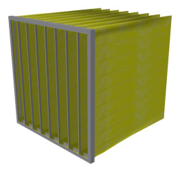 Filtr workowy wymiary rzeczywiste 490 x 592 x 360mm Filtr workowy wymiary 20 x 24 x 15cal