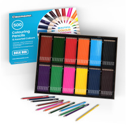 Classmaster Assorted Colouring Pencils - Classpack of 500