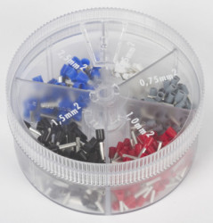 Wire end ferrules kit, isolated, 400 pieces, 97 99 906