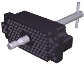 Obudowa złącza 104-pinowe raster: 3.81mm TE Connectivity Męski M