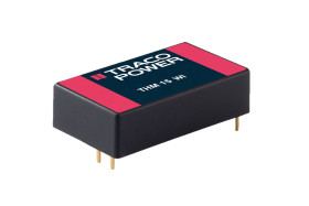 Przetwornica DC-DC, 15W, Uwe 9 → 36 V DC, Uwy ±5V dc, Iwy ±1.5A, TRACOPOWER Tak
