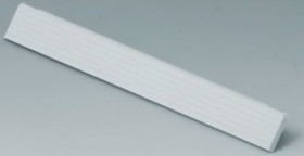 Cover strip, without recess, straight, PC, (W) 120 mm, gray, C2201201