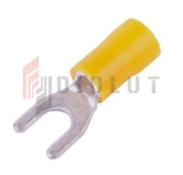 KWY5 Końcówka widełkowa izol. M5 100szt