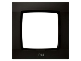 KARO Ramka 1 pojedyncza do wyłączników IP44 czekoladowy metalik RH-1S/40 OSPEL
