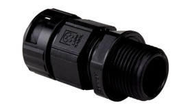 Dławnica do węża osłonowego PG13,5 IP68 SILVYN DUO PG 13,5 czarny 61809220