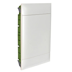 Rozdzielnica modułowa podtynkowa PRACTIBOX S do ścian pustych 3x18 drzwi białe 137408