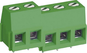 DECA 1188442 Zaciski śrubowe 3.30 mm² Ilość styków 2 zielony 1 szt.