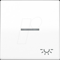 AS 591 KO5L WW Wippe mit Lichtleiter, Serie AS, "Licht", alpinweiß