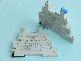 Gniazdo 41F-1Z-C2-5(DO SERII HF41F) szyny DIN 6A/250V 6-24VDC HONGFA
