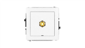 Deco Mechanizm Gniazda Pojedynczego Rca, Bez Pola Opisowego (Typu Cinch -...