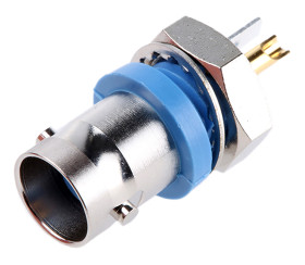 Złącze koncentryczne Montaż na panelu Żeński 50Ω typ złącza Złącze BNC 0 to 4GHz Lutowane