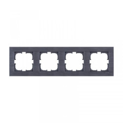 Ramka czterokrotna Exen seria Comfort magnetyczny szary C104/07E