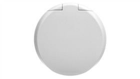 Celiane Plakietka Z Klapka Gniazda 2P+Z Biala 068121