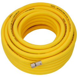 Draper 31732 High Visibility Hybrid Air Hose, 20m x 10mm, 1/4&quot; BSP, Yellow
