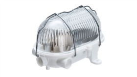 Oprawa Kanałowa Oval-7040T/R, E27, 60W, Biała-Polipropylen, Klosz...