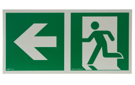 Znak kierunek do wyjścia ewakuacyjnego AA E102