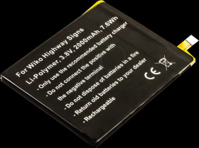 10403 Smartphone battery for WIKO devices, Li-Po, 2000 mAh