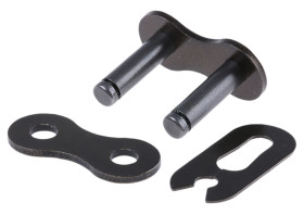 Ogniwo łańcucha rolkowego, typ: 12B-1, połączenie: ‎Łącze łączące, Stal