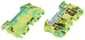 Listwa zaciskowa uziemienia Phoenix Contact poziomy: Pojedynczy 24 → 8AWGZacisk sprężynowy ST 6-PE 52A 800 V