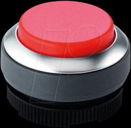 1.30.270.221/2300 FS+ 22 - push-button - metal, red, can be illuminated, protrudin