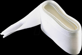 BS35090-2W Cable duct, flexible, white, 32 mm, 2.0 m