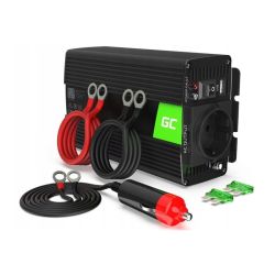 Przetwornica 24/230V 500W/1000W + USB Green Cell INV04DE