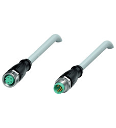 Pepperl+Fuchs 240813-100009 Złącze konfekcjonowane czujnika/aktuatora V31-GM-10M-PVC-V31-GM, piny: 4, 4, 10 m, 1 szt.