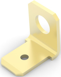 Faston plug, 6.35 x 0.81 mm, L 10.3 mm, uninsulated, angled, 181953-1