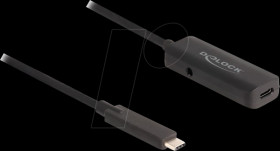 80028 Active USB 10 Gb/s cable, C plug > socket, 5 m