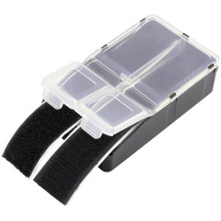 TruComponents 656410 Hook-and-loop strips 90mm x 28mm Blk 10pcs