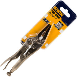 IRWIN T1402EL4 Vise-Grip Long Nose Locking Pliers with Wire Cutter 6in / 150mm