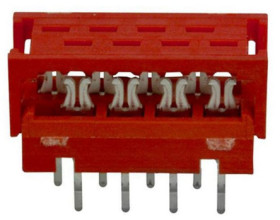 Złącze IDC 8-pinowe 2-rzędowe Męski raster: 1.27 mm Otwór przelotowy TE Connectivity
