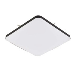 Plafon kwadratowy Babilon 38 cm czarny LED 4000K Light Prestige
