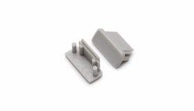 Zaślepki do profilu SURFACE10 szare - 2 szt.