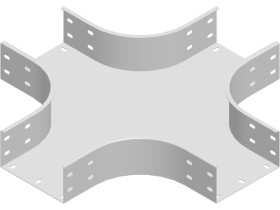 Czwórnik korytka CZKZC400H100 grubość blachy 2,0mm 311340 BAKS