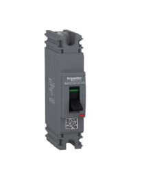 Wyłącznik kompaktowy MCCB, Typ D, 1-biegunowy, 100A, 415V, 125V, Stałe, Schneider Electric, EZC100H