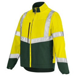 BLOUSON LUTEA JAUNE FLUO / VERT FONCE