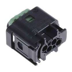 Złącze samochodowe 4-pinowe TE Connectivity 2-rzędowe Żeński Micro Quadlok System Obudowa złącza samochodowego