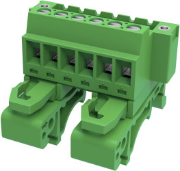 Degson Obudowa złącza pin męskiego na kabel Ilość pinów 2 Wymiary siatki: 5.08 mm 2EDG-UDBM-5.08-02-14-00A(H) 1 szt.