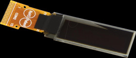DEP128032B-Y OLED, 128x32 px, yellow/black, 0.9inch