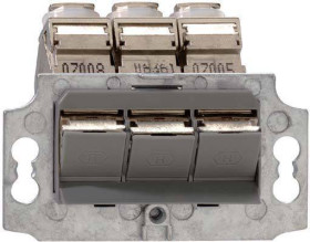 Gniazdo sieciowe podtynkowy Rutenbeck 139104100 wkład CAT 6a