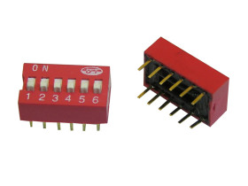 Przełącznik DIP switch 6 torów