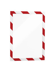 Rama do montażu ściennego, Przezroczysty, Metal, 210 x 297mm, Magnetyczny