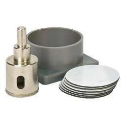 Vitrex 102772 Diamond Tile Drill Self Adhesive Kit System 35mm