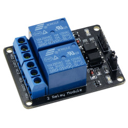 12V 2-Channel Relay Board Module Active Low