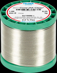 5553941020 Lead-free solder with copper content, Ø 1.0 mm, 250 g