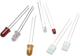 Broadcom HLMP-4700 Dioda LED THT czerwony okrągły 5 mm 2.3 mcd 50 ° 2 mA 1.7 V