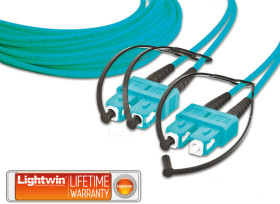 LDP-50 SC-SC 3.0 OM3 Duplex fibre optic patch cable, MM OM3, SC - SC, 3.0 m