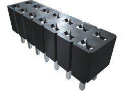 Gniazdo PCB 2 -pinowe raster: 2.54mm Niskoprofilowa szyna gniazd Proste Przewlekany